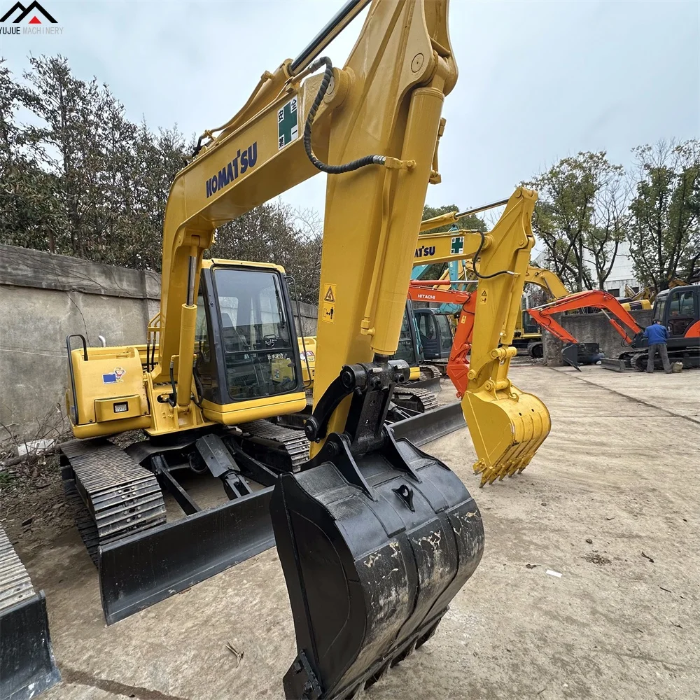 used excavator mini digger komatsu pc60 good performance back hoe practical widely used hydraulic excavator