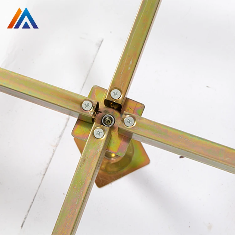 Raised Access Flooring Accessories in Adjustable Metal Brackets and Pedestal and Stringers