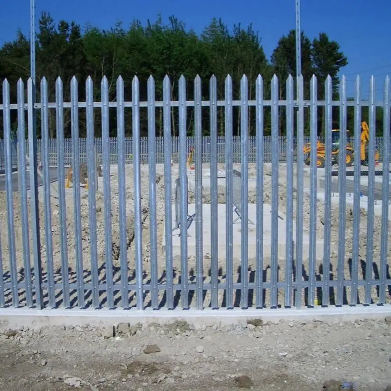 Chinese curvy palisade fence palisade fence for gate pvc coated palisade fence