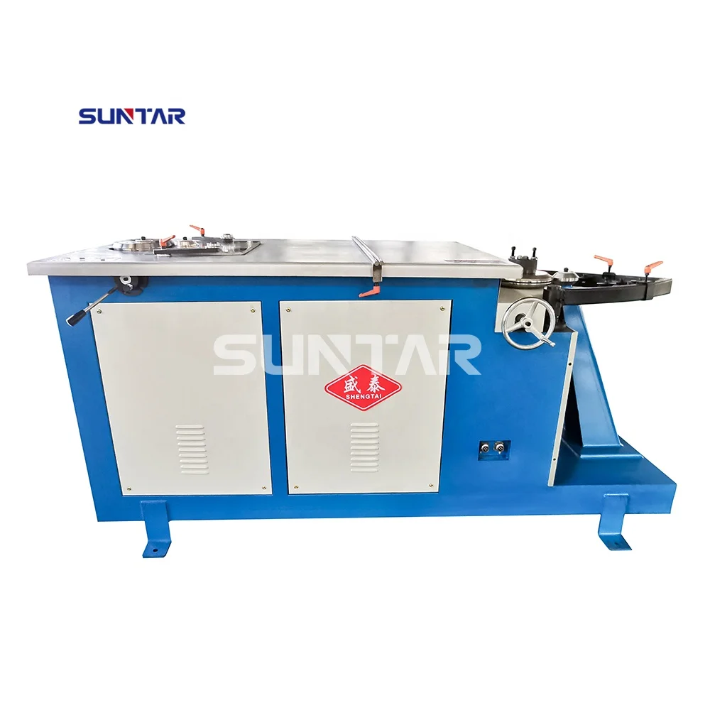 Suntay Automatic HVAC Spiral Equipment Elbow Air Duct Pipe Tube Former Maker Machine