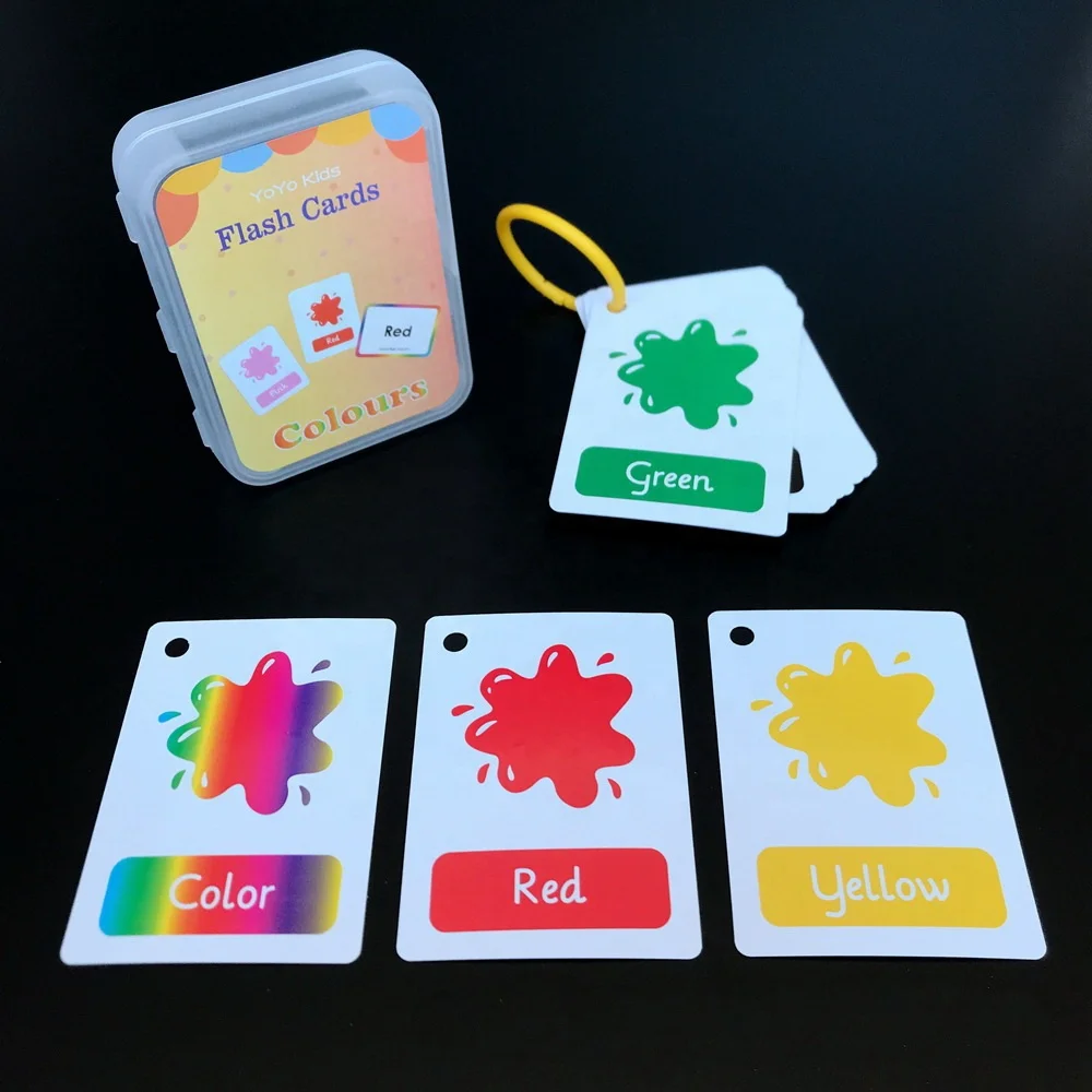 hot selling early educational card baby children memory training flash cards