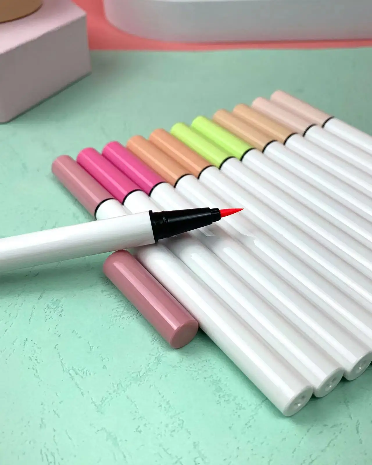 Smooth Pencil Multicolor Fluorescent Smudge-proof High Pigmented Waterproof Body Art Pencil