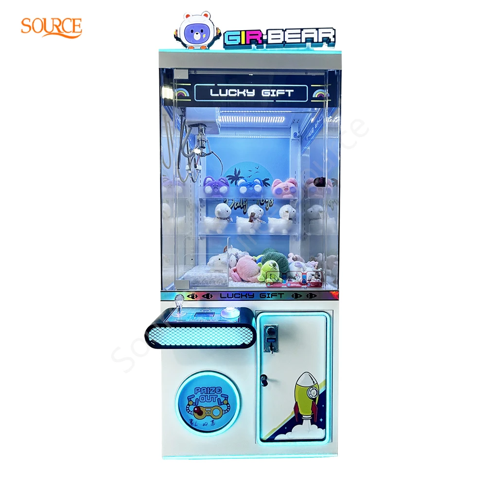 SOURCE Wholesale Custom Operated Toy Vending Arcade Claw Crane Coin Machine for Amusement Park Doll Machine