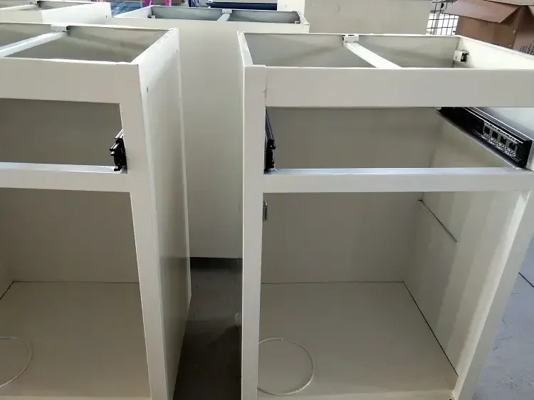 Hospital Furniture low price medical cabinets mobile stainless steel metal bedside locker Cabinet with drawer