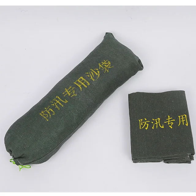 natural disaster flood control and thickened canvas rope sandbags Flood control sandbag