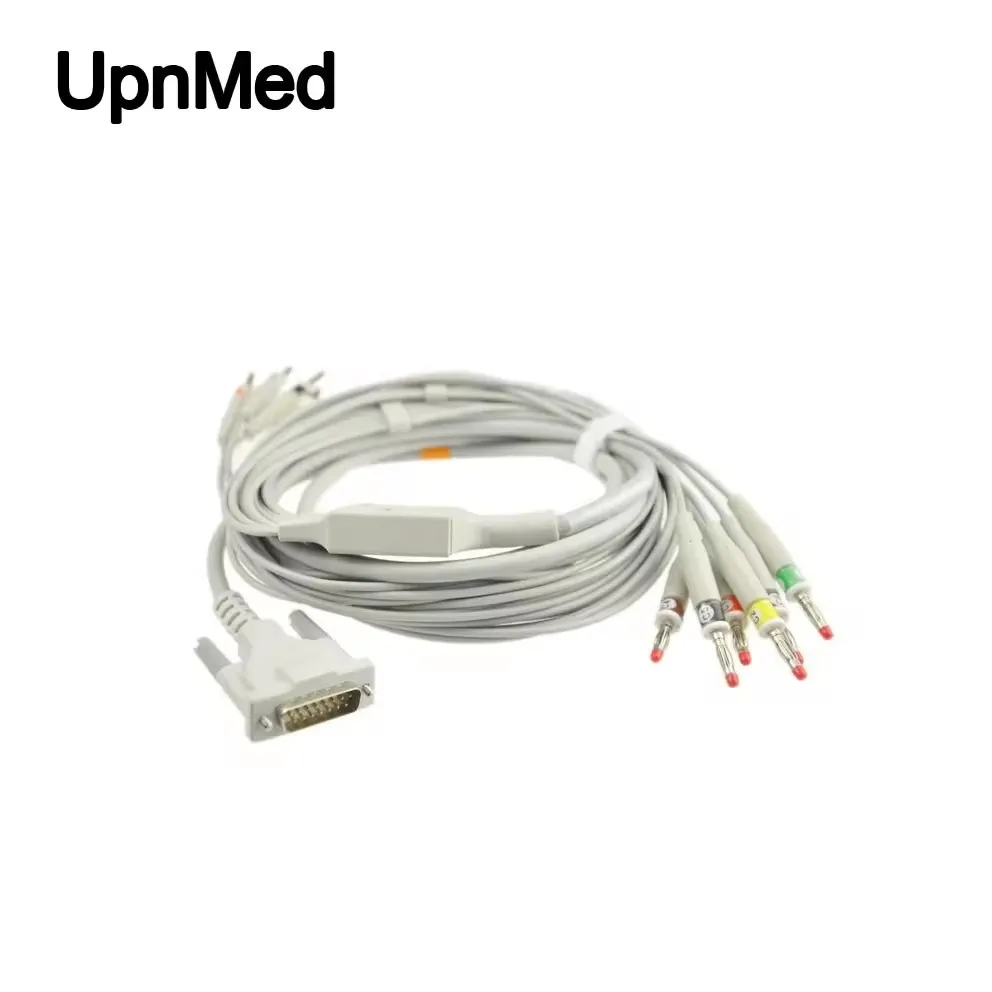 upnmed P80 P8000 Patient Ecg Cable 10 lead Banana Plug