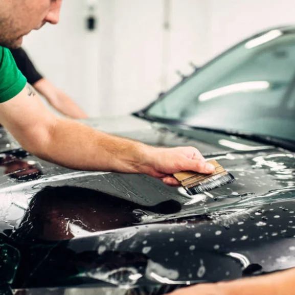 
TPH PPF Глянцевая устойчивая к пожелтению термоотремонтированная пленка для автомобиля, защитная пленка PPF 