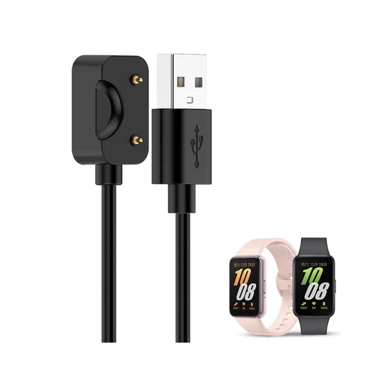 Stable And Safe Metal Probe Strong Attachment Magnetic Charging Cable For Samsung Band Galaxy Fit3 (Sm-R390) 55/100cm Data Cable