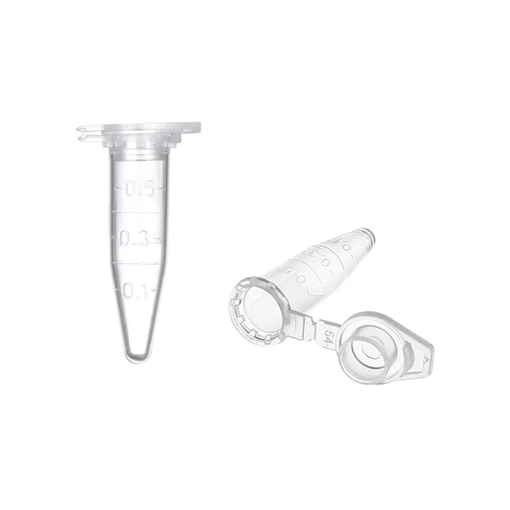 Laboratory Plastic 0.5ml 0.2ml Conical Falcon Centrifuge Tube With Screw Cap