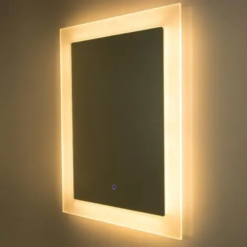 Матовый ультрапрозрачный потолочный светильник со стеклянной крышкой и шелковым принтом