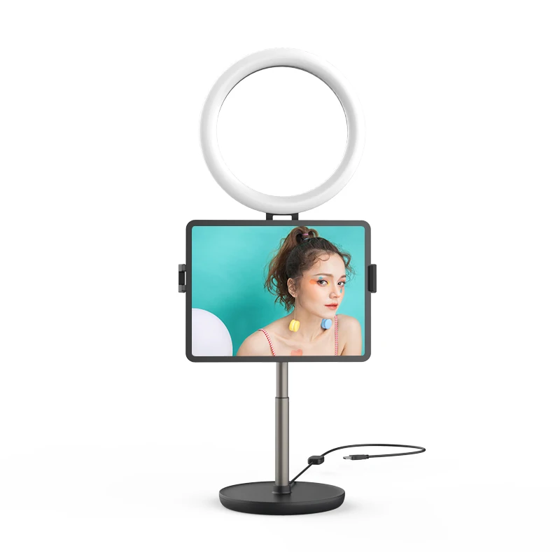 2021New aluminum alloy eccentric rod Holder And Wireless  Remote Foldable Live stands for mobile phones and ipad