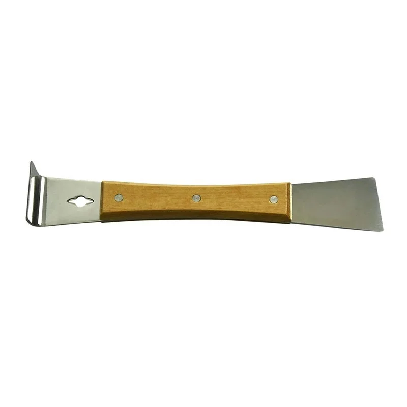 Beekeeping Tools Wholesale Suppliers Wooden Handle Bee Hive Frame Lifter And Scraper
