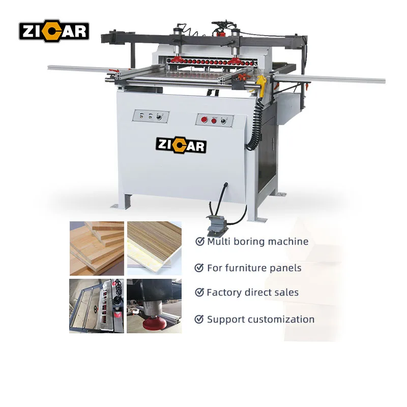 ZICAR wooden multi boring machine manufacturers multi boring machine vertical horizontal boring machine