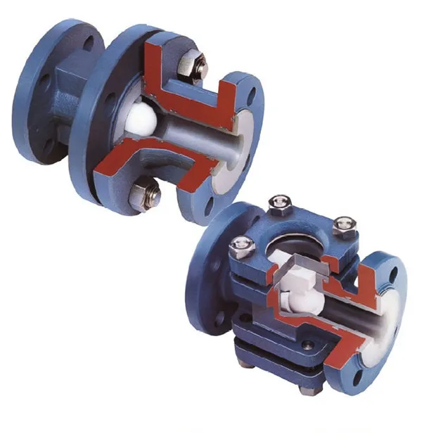 GB стандартный FEP/PTFE/PFA облицованный поворотный/подъемный обратный клапан фланцевого типа для химической промышленности
