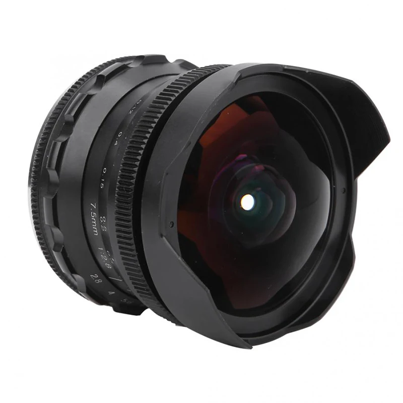  Объектив камеры APSC 7 5 мм F2.8 FX M43 EOSM для SONY NIKON Olympus
