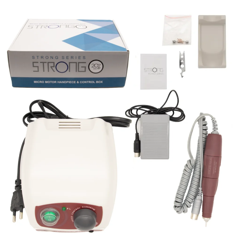 Ручной гравировальный полировальный станок для ювелирных изделий 207 + 220 45000 об./мин.