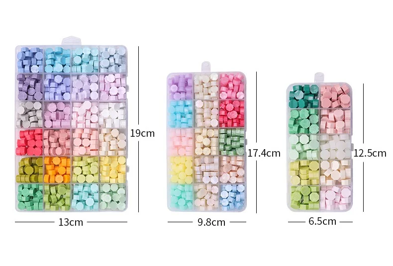 300Pcs Wax Seal Beads, Octagon Sealing Wax for Wax Seal Stamp Wedding Invitations Envelopes Gift Wrap