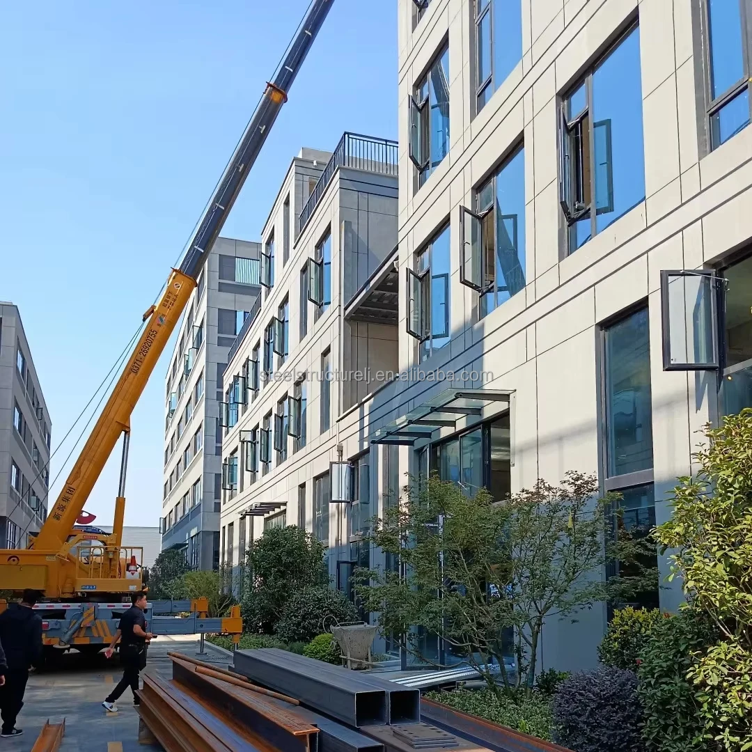 Modern Designed Prefabricated Industrial Metal Building Light Steel Structures office Steel Structure Buildings