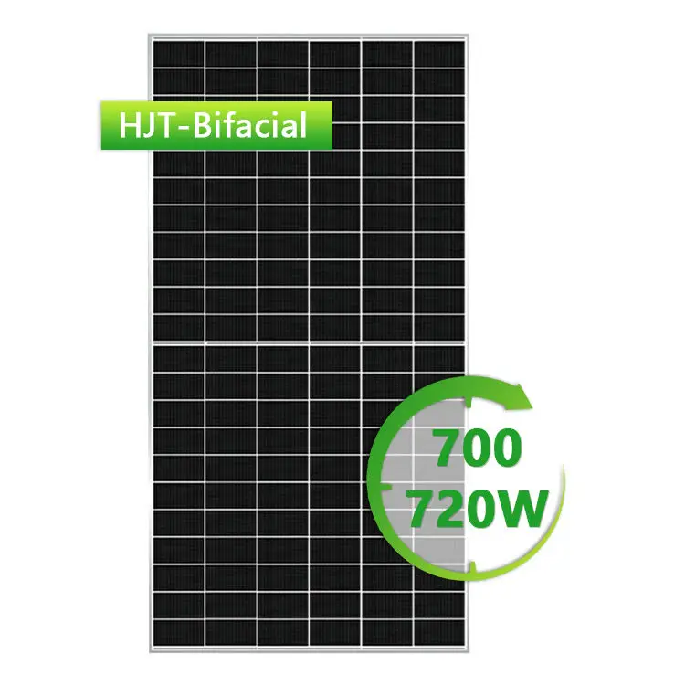 top 10 pv solar panels 750 watt hjt bifacial mono perc solar cell panel price for home