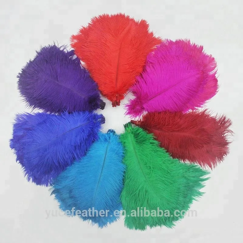 Factory wholesale cheap price Natural ostrich feather for wedding Centerpieces decoration and DIY or Arts 10-12Inch(25-30 cm)