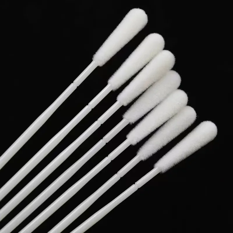 High Quality Nasopharyngeal Flocked Swabs Nylon Flocked Disposable Nasal Flock Swab