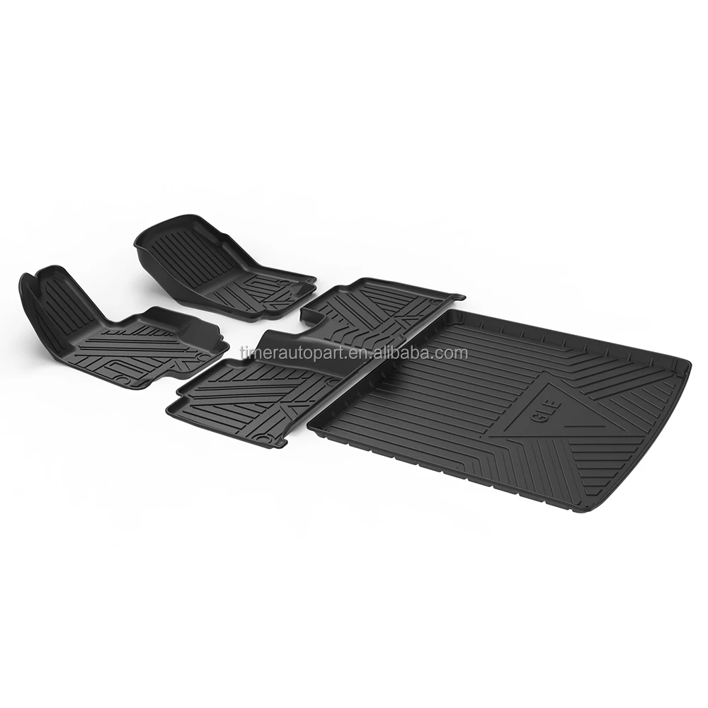 Oem Odm All Weather Floor Mats Tpe 3D Aftermarket Original Car Replacement Liner Tpo Carpet For 2022 Mercedes Benz Glc 300 C300