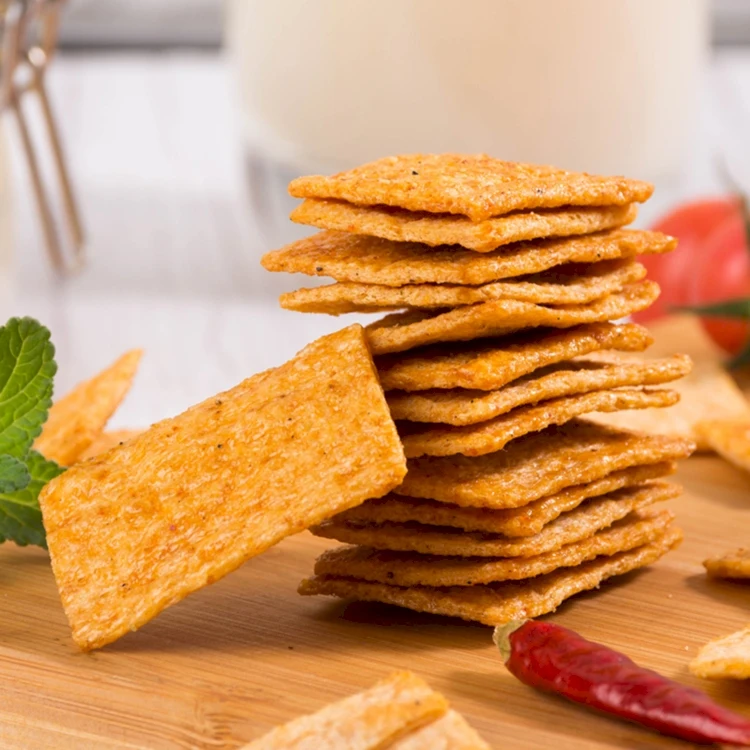 Chinese Snack Foods Guoba Puffing Food Salty Tasty Biscuit  Food Snacks