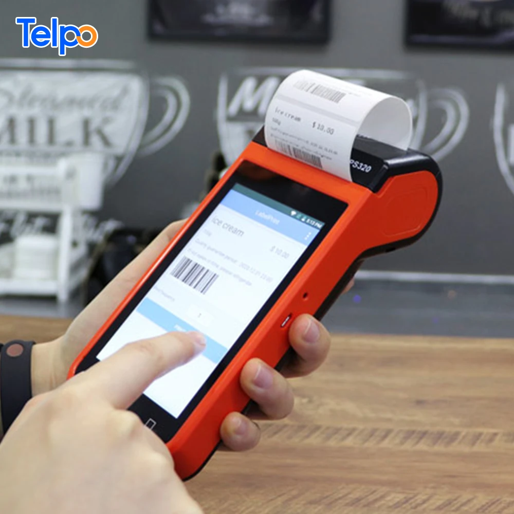 city bus ticketing card machine thermal printer hand bill android edc pos machine price
