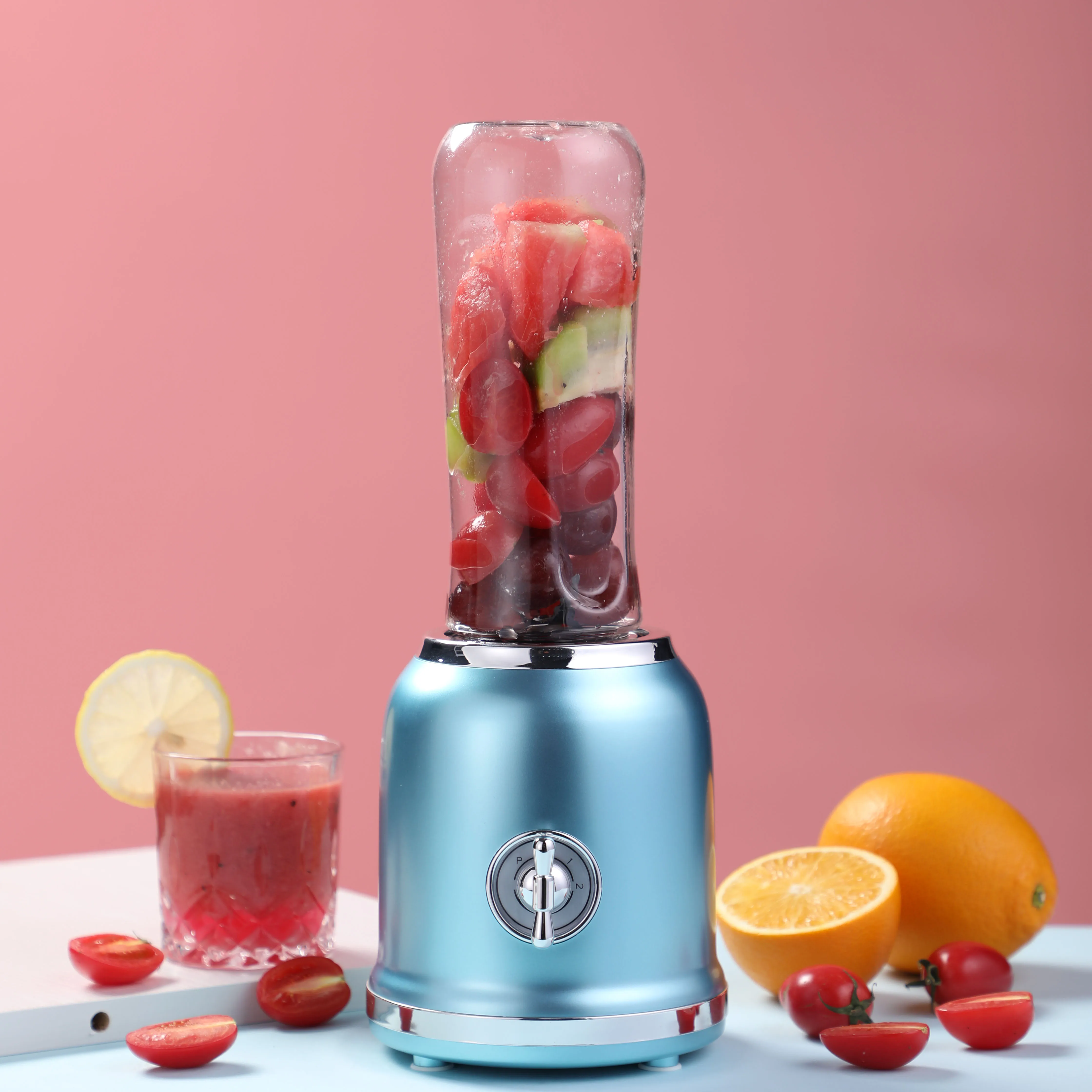 2023 New Design 300W Quite Protein Shake Blender Personal Small Electric Smoothies Blender