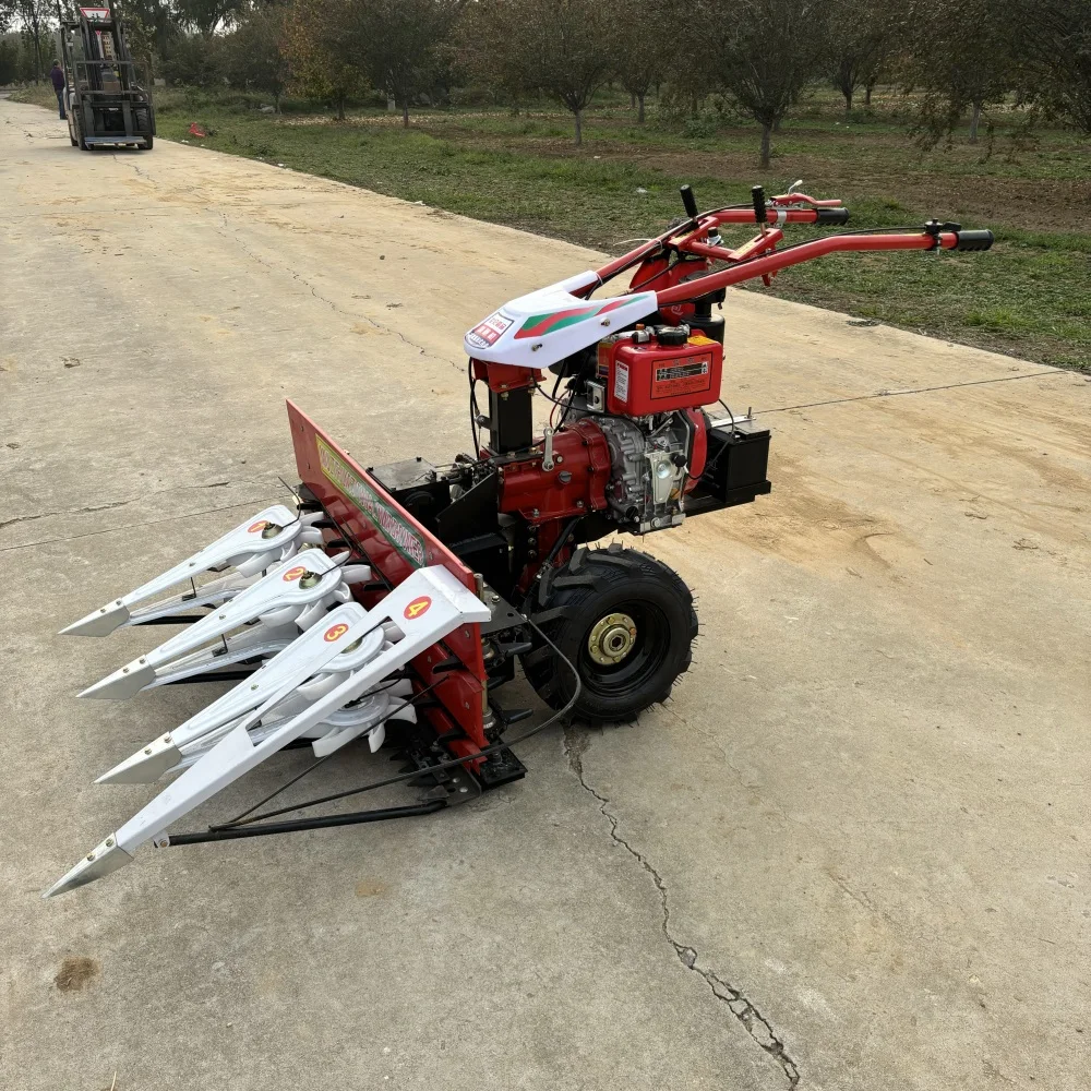Popular Agricultural Machinery, Small Rice Harvesters, Corn Soybean Sun Cutters, Mini Chili Harvesters