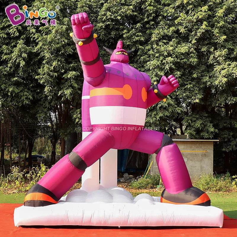Bingo Life Size Inflatable Mscot Robot Costume Air Robot Cartoon Character Toys Giant Inflatable Robot For Advertising