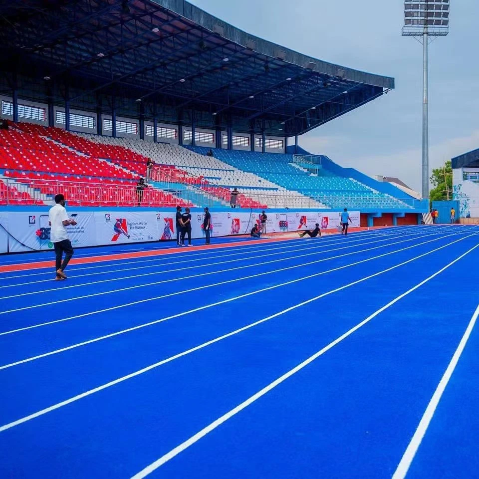 Full Pour Running Track Field Material Sports Run Way Rubber Athletic Track