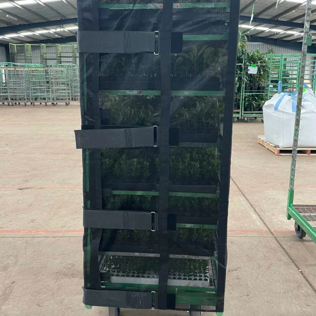 Воздухопроницаемая сетчатая ткань для тележек для растений