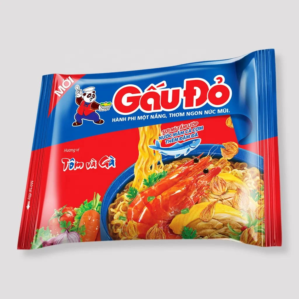 Tasty foods of Vetnam for all days with Vietnamese Instant Noodles with Vegetables and Mushrooms 65gram/package Super Cheap Supe