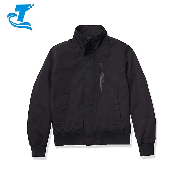Keep Warm Polyester Zipper Windbreaker Jacket for Men