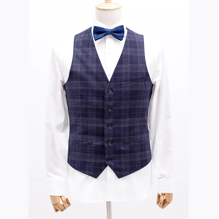 
Мужской Клетчатый жилет TR 3 шт. 