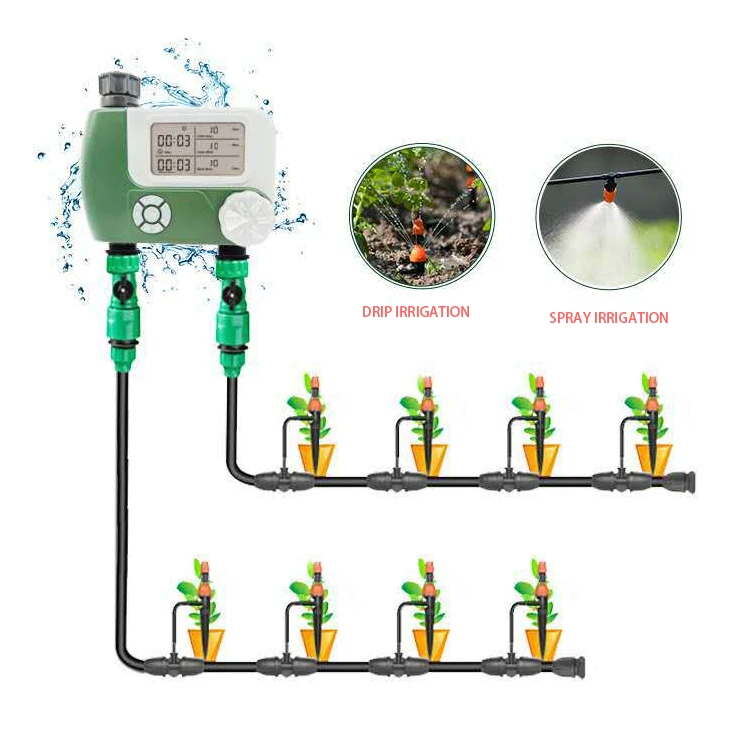 Smart agriculture garden Plastic Digital irrigation water timer Digital Automatic Lawn Watering Irrigation System Garden timer