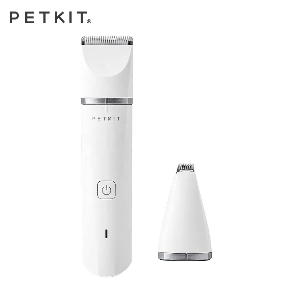 
PETKIT Rechargeable Cordless Electric Dogs Cats Hair Clipper Pet Trimmer with Two Blades,Waterproof,Low Noise 