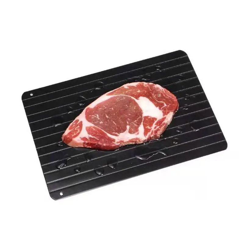 Aluminum fast defrosting tray thawing plate board for frozen meat Thick Aluminum Mat Set Rapid Thaw Heating Tray