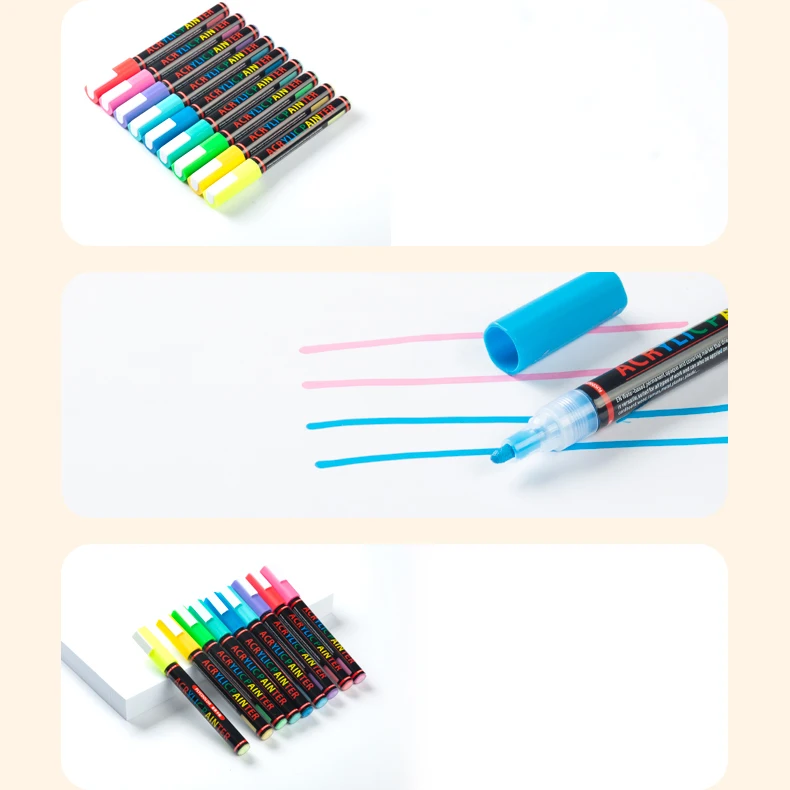 Superior new acrylic painter marker  pump water based acrylic ink marker