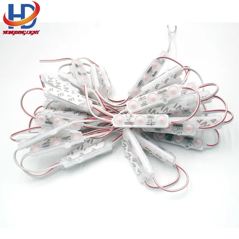 12V 1.5W Samsung Led Module Single Color Waterproof SMD 2835 5730 5054  5050  Injection led Module With Korea Design