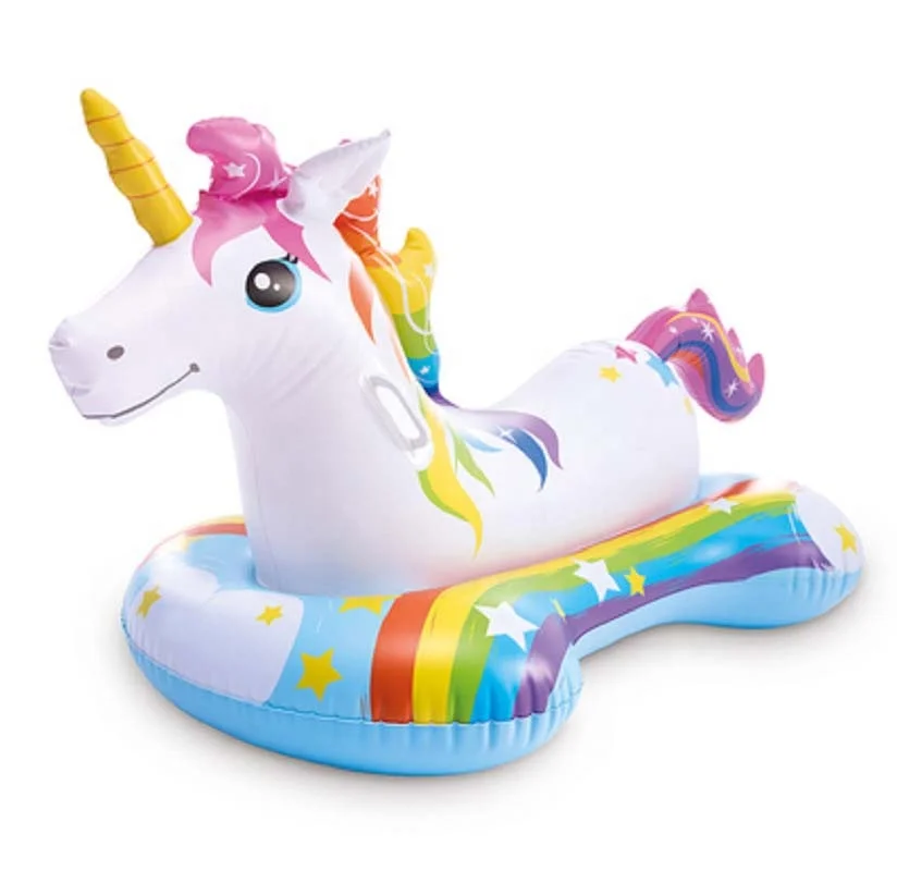 UNICORN RIDE-ON Inflatable Pool Float For Kids