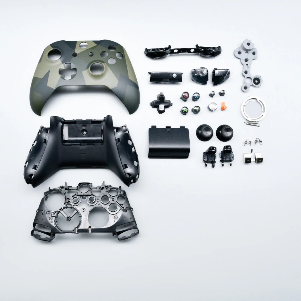 Для пульта Xbox 1 One S тонкий оболочки контроллера полный набор Корпус Комплект запасные