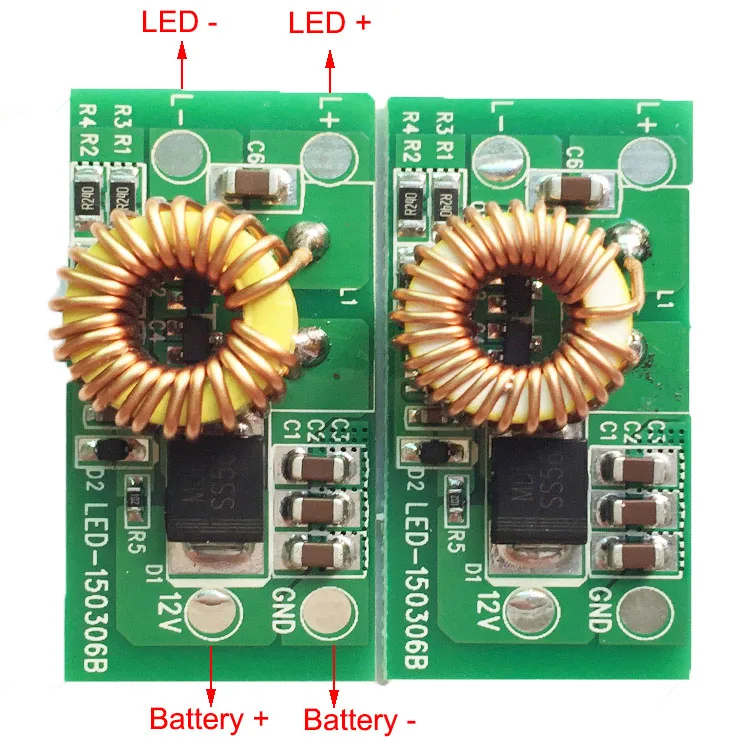 DIY T6 U2 xhp50 xhp70 LED Automobile Lamp motorcycle lamp circuit board DIY LED circuit board 6V-24V