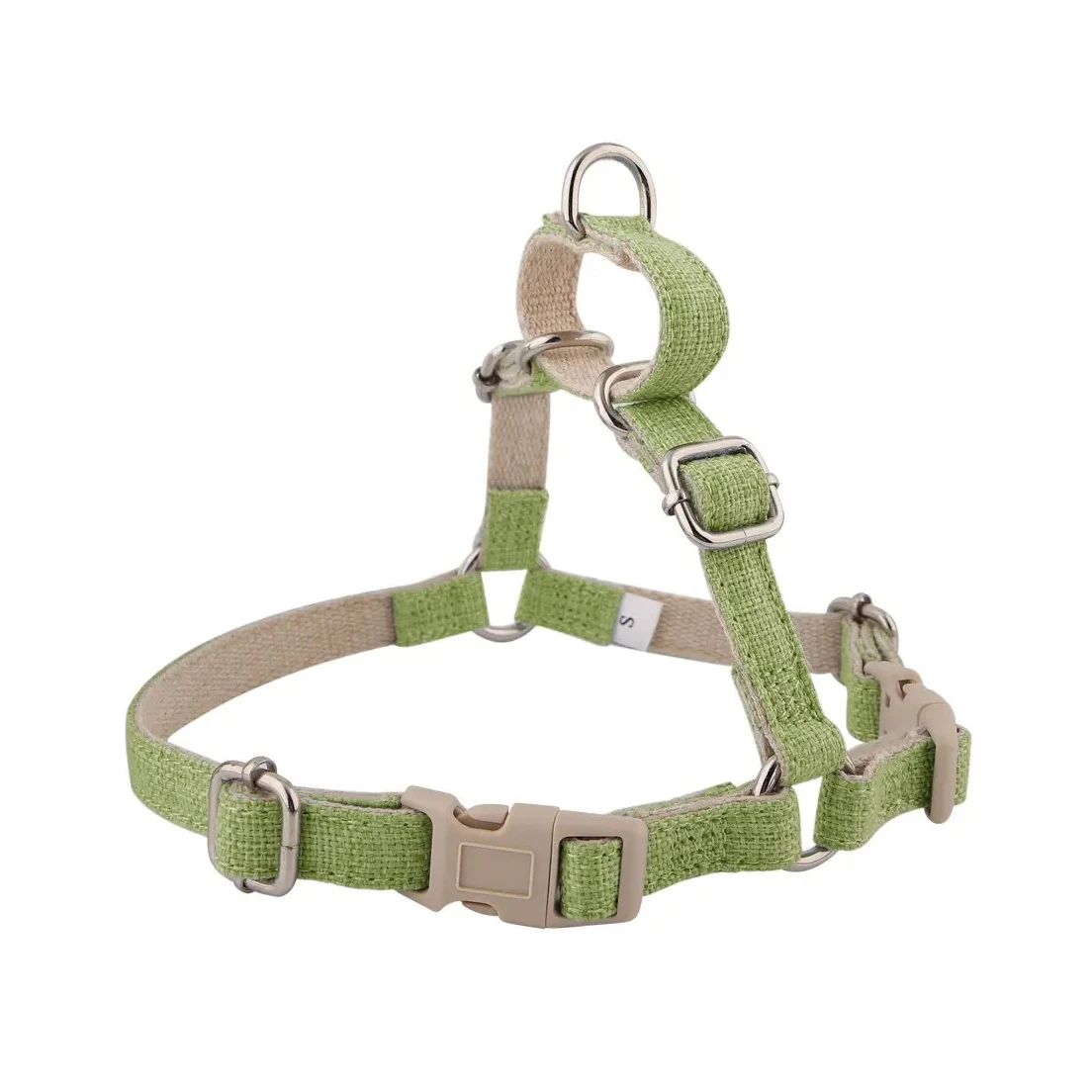 2024 Wholesale Factory 100% Eco-Friendly Hemp Dog Harness Quick Fit No Pull Dog Harness Adjustable Dog Vest