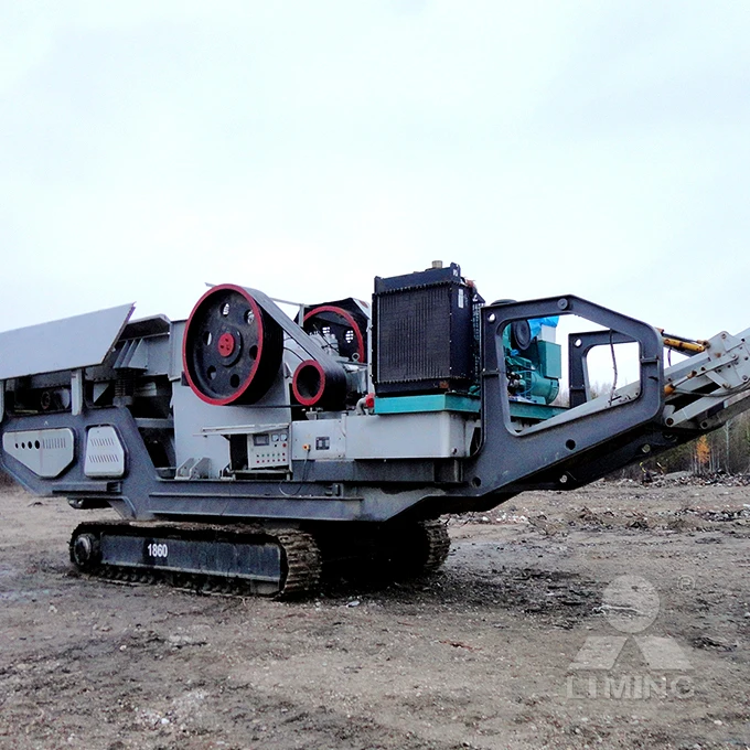 496 tph mobile power screen cobblestone jaw crusher processing of crushing plant india