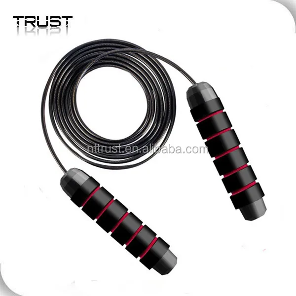 New Design Steel Wire adjustable Fitness Sports handle Jumping Skipping Rope