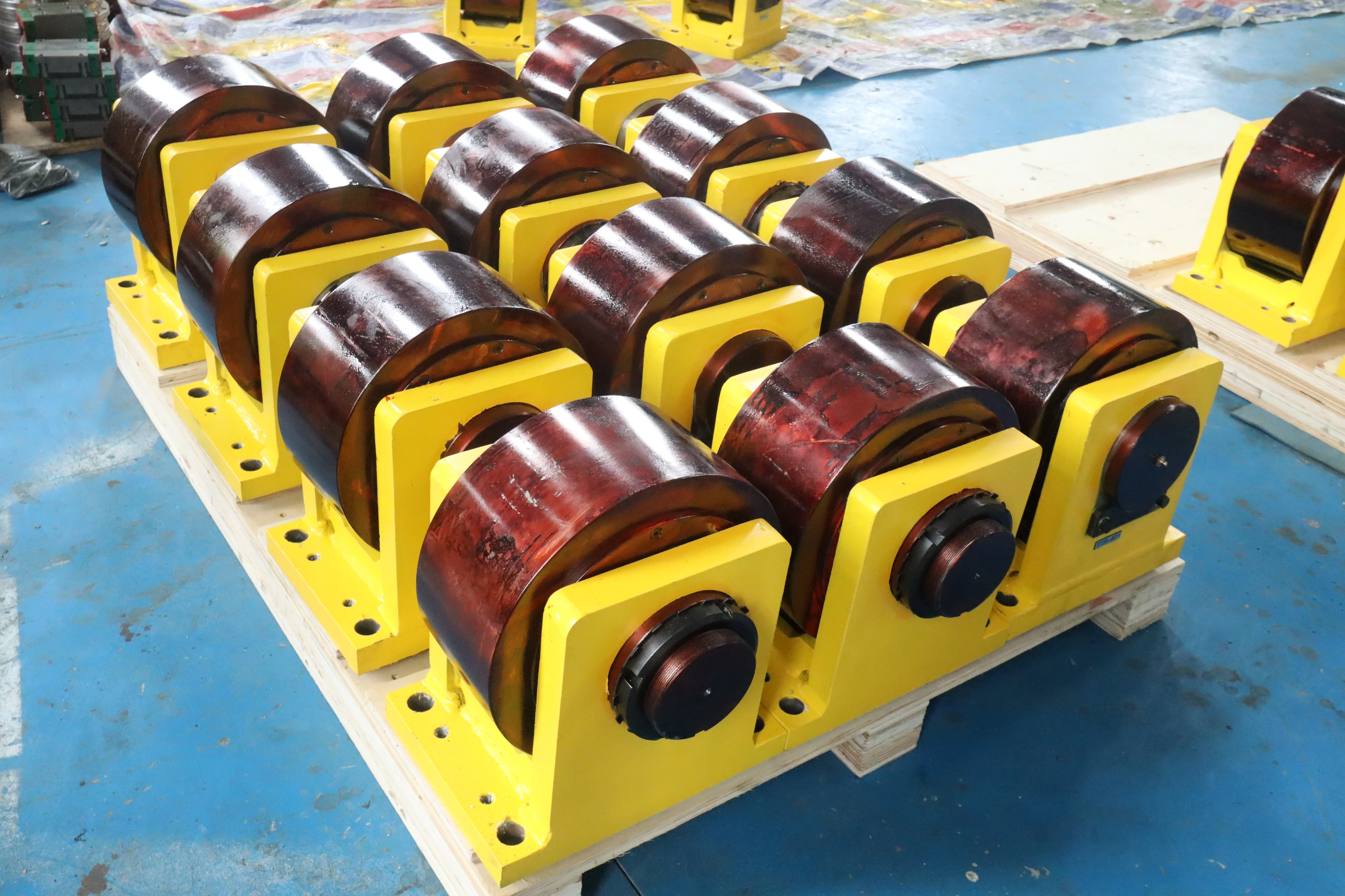 Forged Steel Crane Gantry Rail Wheel Crane On Wheels Crane Trolley Wheel Block