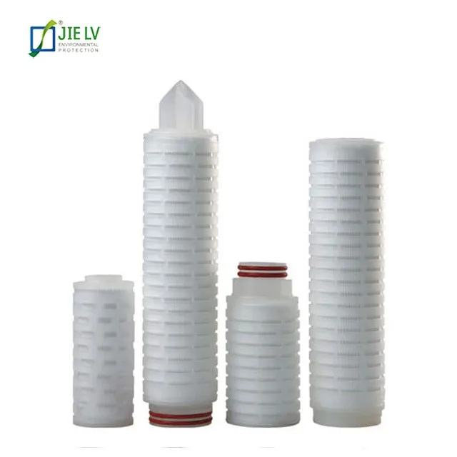 Nylon/PTFE/PVDF/ PES/PP pleated filter cartridges