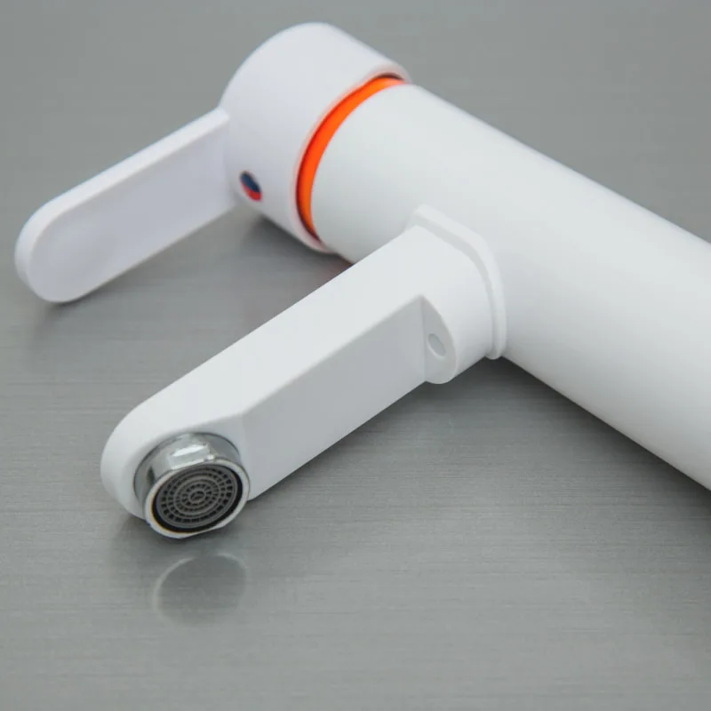 economical atoxic durable  affordable  single handle  plastic basin faucet Hot and cold water mixer